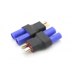 T-Connector to EC5 Battery Adapter 1pc [DEANS-EC5FEMALEADP]